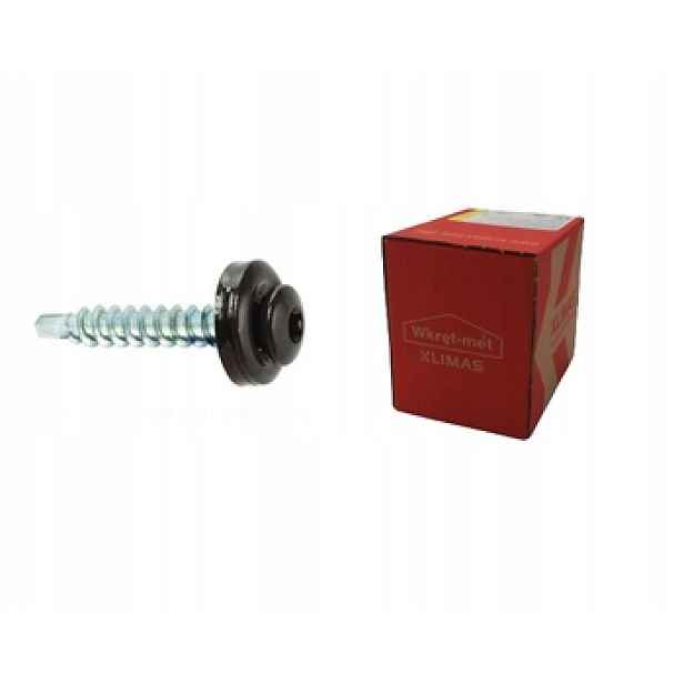 Wkręt-met samovrtný šroub s Epdm podložkou RAL8019 4,8x35mm 250kusů