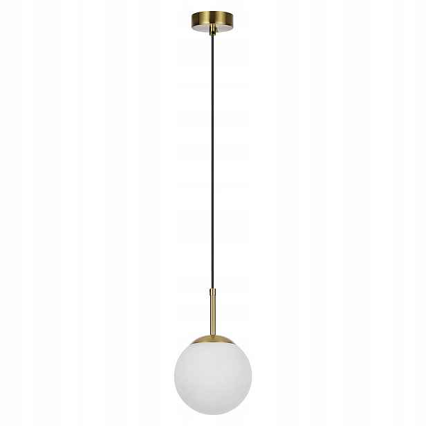 Skleněná závěsná lampa Dorado Light Prestige zlato-bílá E14
