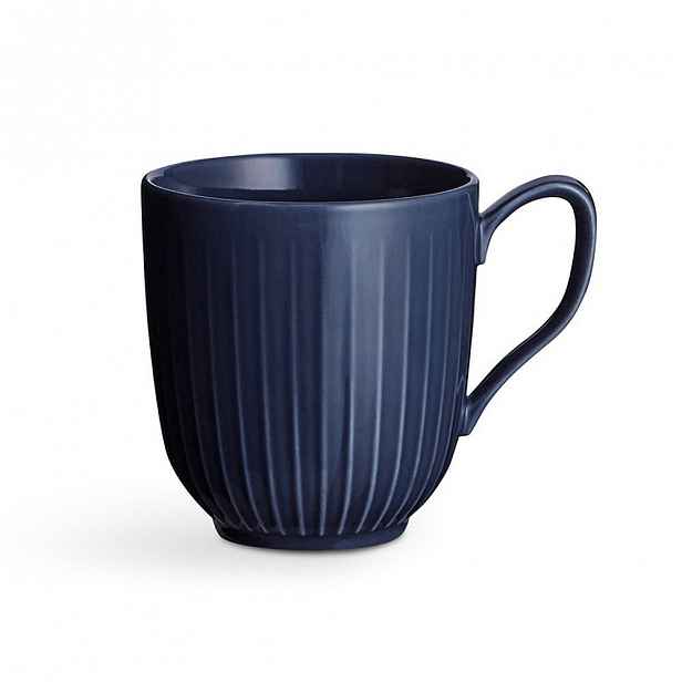Tmavě modrý porcelánový hrnek Kähler Design Hammershoi, 330 ml