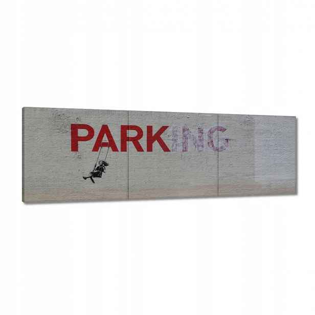 Obrazy 120x40 Banksy Parking