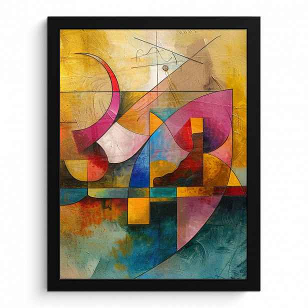 MuchoWow PLAKÁT V RÁMU Umění - abstraktní - moderní 30x40 cm