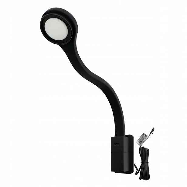 Noční Led lampa do postele do ložnice, ohebná, šroubovací, 12 V, DC, Flexi, 2R, Usb