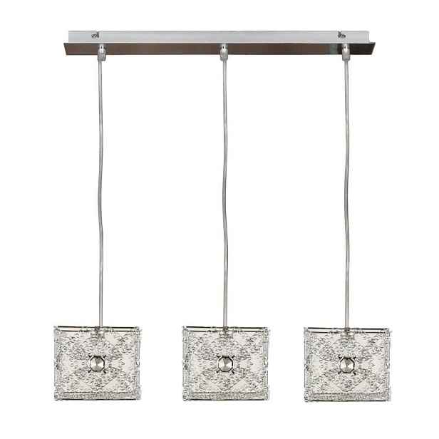 Stropní lampa Alpha závěsná 3X40W G9 chrom