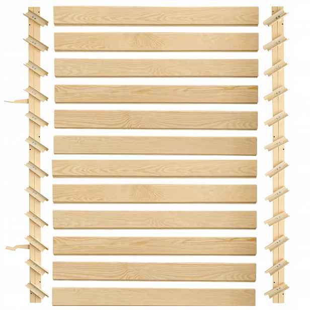 Terasové Žaluzie 12 X Pohyblivé Borovicové Prkna 100 CM Shutters Béžová 107 CM
