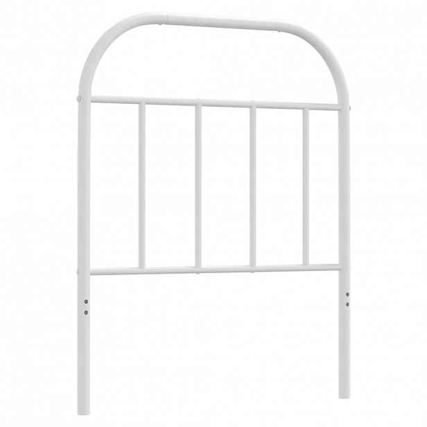 vidaXL Kovové náhradní čelo postele bílé 75 cm