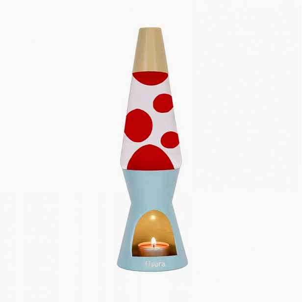 Lávová lampa Magma Lawa lampička 011327 Modrá červená Tea Light Power ek