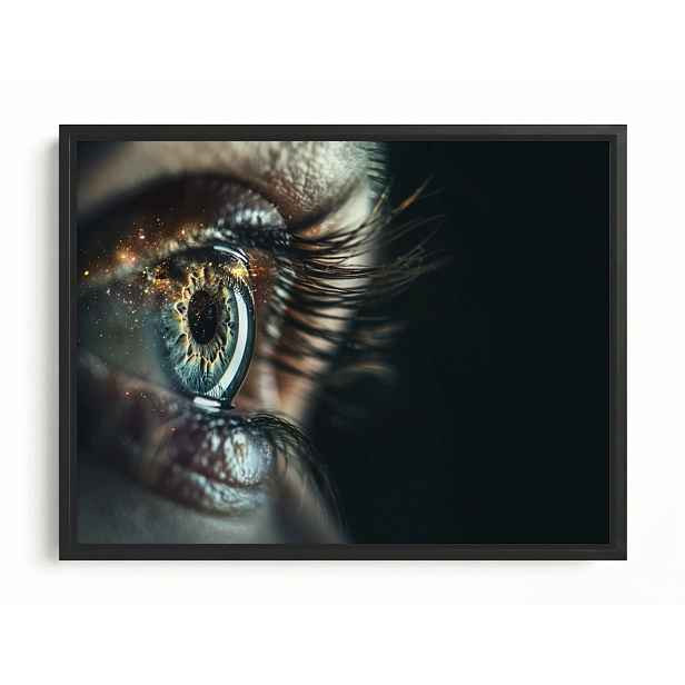 Obraz Rám American Box Oko Vesmír Hvězdný Prach 80x60