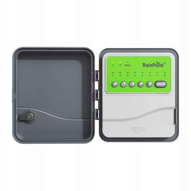 Ovladač zavlažování RainPoint 8-zónový WiFi Ac