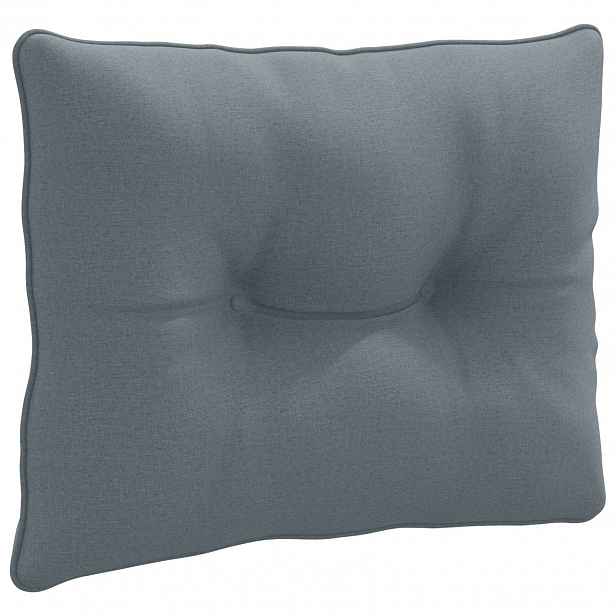 vidaXL Zádový polstr PUTTEN 100% polyester Modrá 50 x 40 x 10 cm