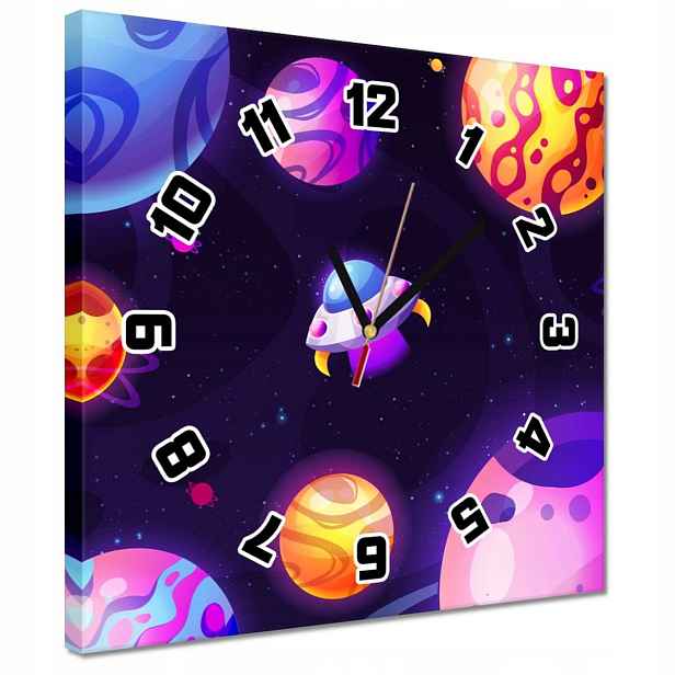 30x30 Loď Kosmická loď a Barevné planety