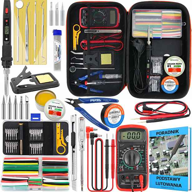 Set Páječka 80W Nový Model Měřič Příručka Pouzdro 52EL Dárek