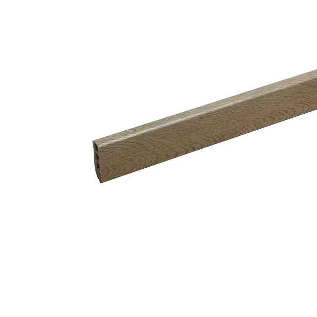 Soklová lišta SPC RIGID Whistler 2 m, koncovky 1 ks pravá + 1 ks levá, hnědá, Egibi