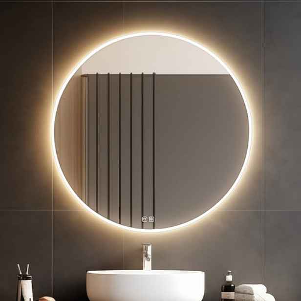 Kulaté LED zrcadlo se dvěma dotykovými senzory, 900mm ZP 26003RVX
