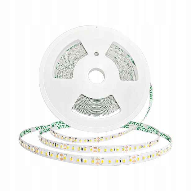 V-tac Prémiový Led pásek SMD2835 120LED/m 8W/m 24V 2xPCB role 20 metrů