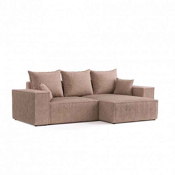 AltaBeds ROHOVÁ SEDAČKA SENSO, textil, Béžová