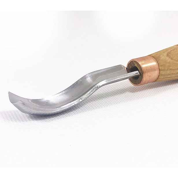 Řezbářské dláto 14 mm ohnuté Beavercraft K8A