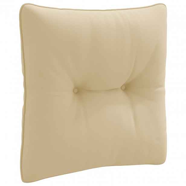 vidaXL Zádový polstr PUTTEN 100% polyester Béžová 40 x 40 x 10 cm