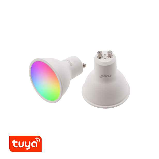 SMART LED žárovka GU10 Tuya RGBCCT TU5W