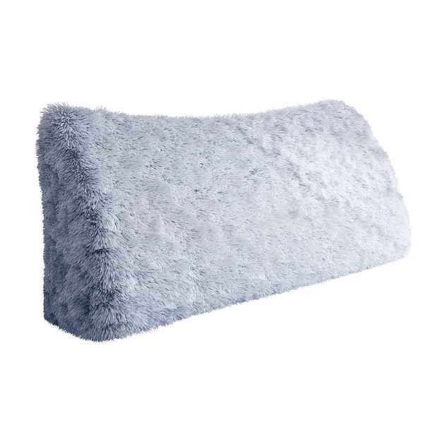 Vercart ZÁDOVÝ POLŠTÁŘ plyš Modrošedý 180 cm