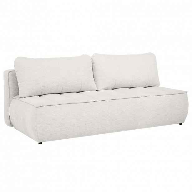Beautysofa ROZKLÁDACÍ POHOVKA Doris s funkcí spaní a úložným prostorem, systém DL, světle béžová