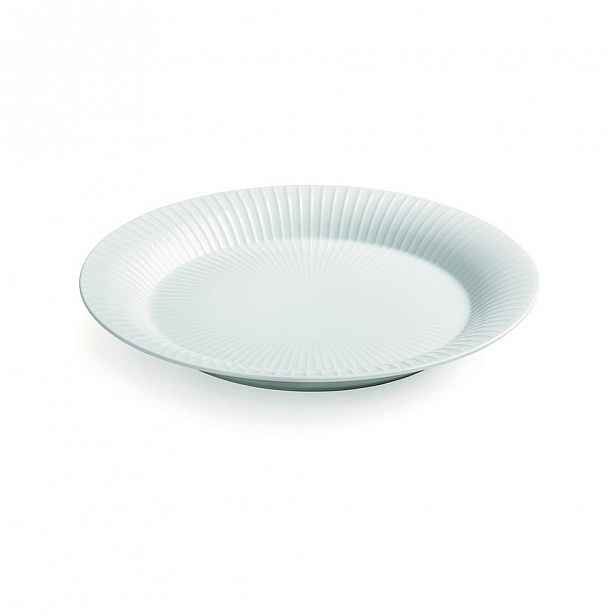 Bílý porcelánový talíř Kähler Design Hammershoi, ⌀ 27 cm