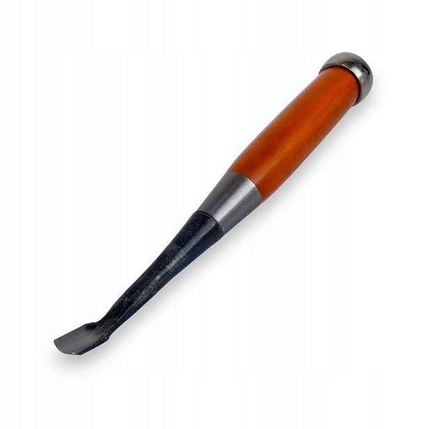 Japonské dláto pro lžíce 9 mm, ohýbané, řezbářské, 170 mm