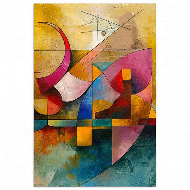 MuchoWow PLAKÁT Umění - abstraktní - moderní 80x120 cm
