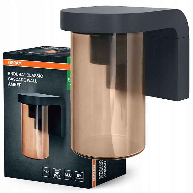 Osram Zahradní nástěnné svítidlo Venkovní fasádní lampa E27 Šedá IP44 Endura