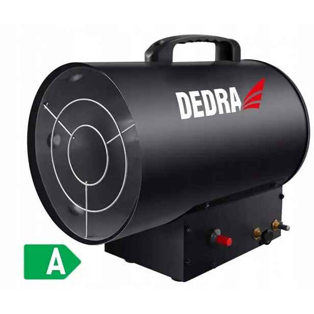 Plynový ohřívač 7-15 kW, černý Dedra 6,2 kg