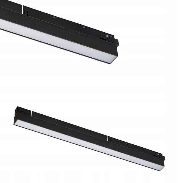 Systémová lampa LVM Line Led 15W 4000K hliníková černá 10650 Nowodvorski