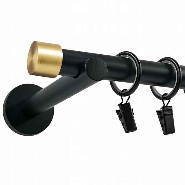 Garnýž Kovový Jednoduchý 19 MM Luna Gold 280 CM