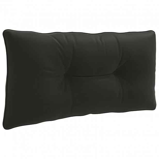 vidaXL Zádový polstr PUTTEN 100% polyester Černá 70 x 40 x 10 cm