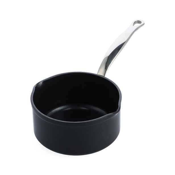 GreenPan Omáčník s nepřilnavým keramickým povrchem s poklicí Barcelona Pro, Ø 16 cm / 1,6 l, černá CC005330-001