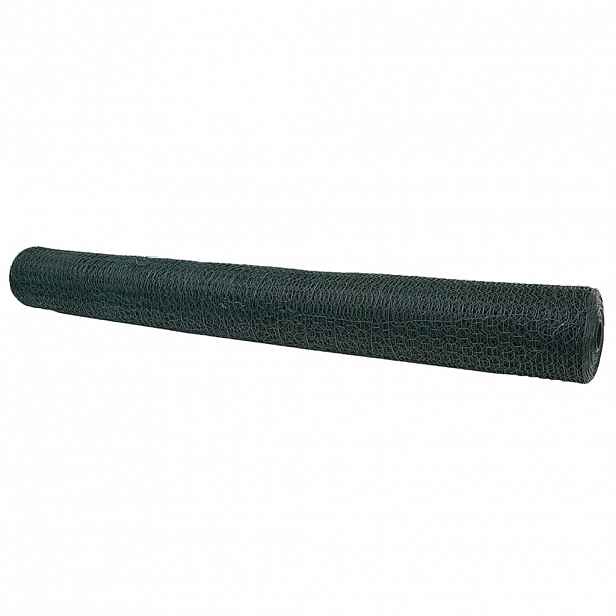 vidaXL Hexagonální oplocení 1,4 x 100 m PVC Zelená