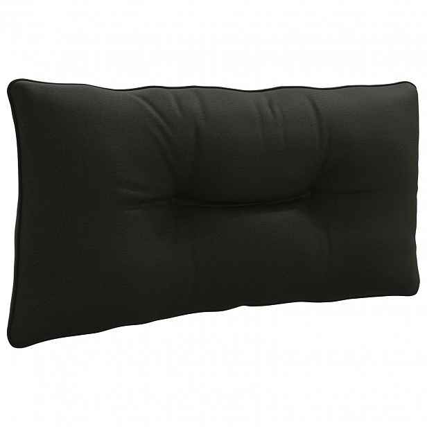 vidaXL Zádový polstr PUTTEN 100% polyester Černá 80 x 40 x 10 cm