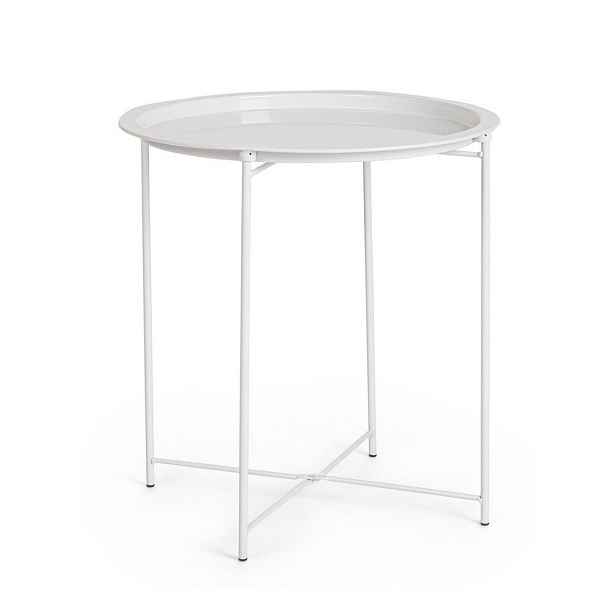 Kovový kulatý odkládací stolek ø 47 cm Hilmar – Yes Everyday