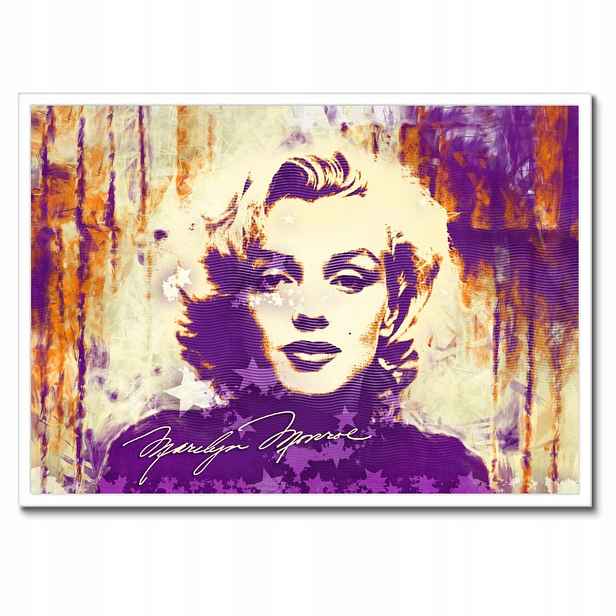 Plakáty v rámu 70x50 Marilyn Monroe Fialová