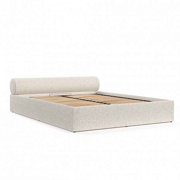 AltaBeds ČALOUNĚNÁ POSTEL SOLVO 200/200 cm Krémová