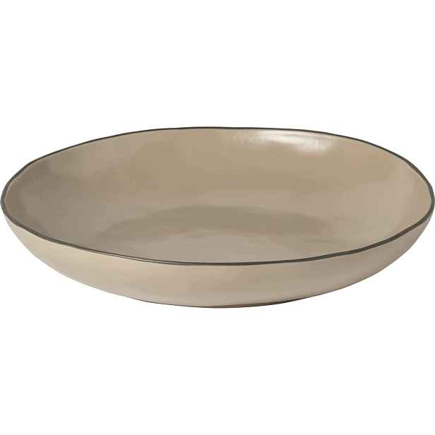 Costa Nova Servírovací mísa Stacked Organic Cremini 37 cm, krémová