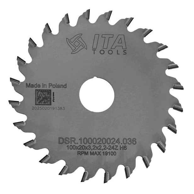 Ita Tools Diamantová drážkovací pila 100x20x24Z H6 3,2 mm