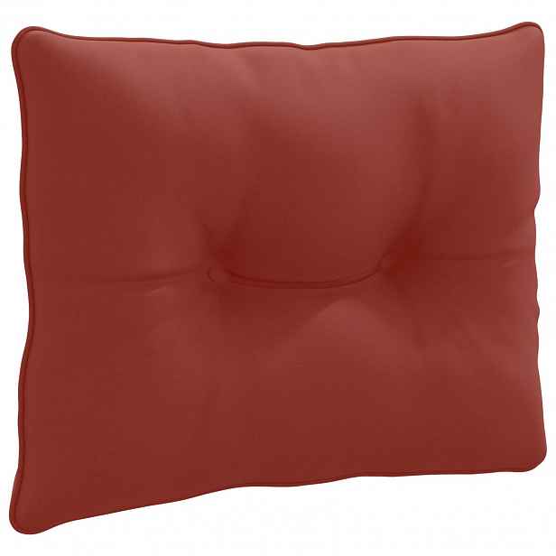 vidaXL Zádový polstr PUTTEN 100% polyester Červená 60 x 40 x 10 cm