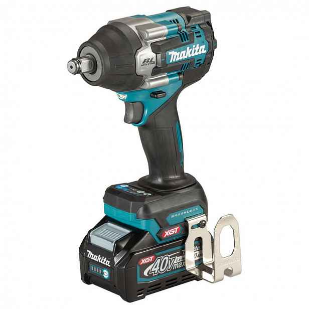 Makita - 40V AKU rázový utahovák, 2x aku 4,0 Ah Li-Ion XGT, nabíječka TW007GM201
