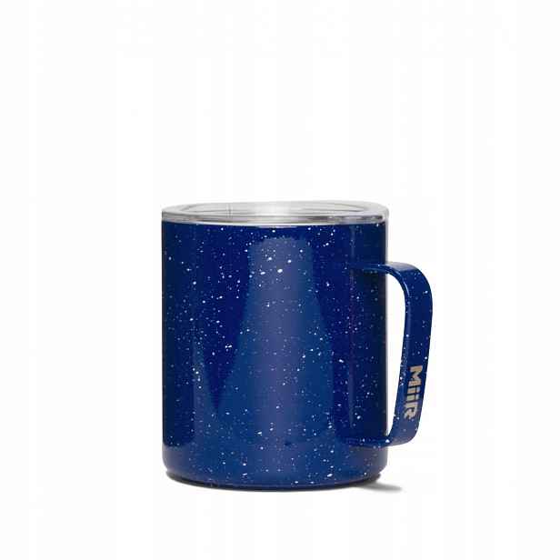 MiiR Termohrnek Camp Cup 350 ml modrý skvrnitý modrý s víčkem