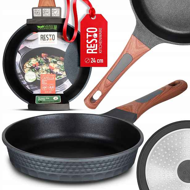 Pánev Resto Capella 24 CM, Indukce, Hliník, Nepřilnavý Povrch