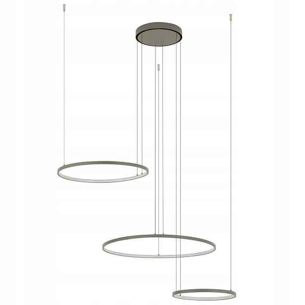 Závěsná Lampa Circolo Led Olivová 45W 3000K glamour ring do jídelny