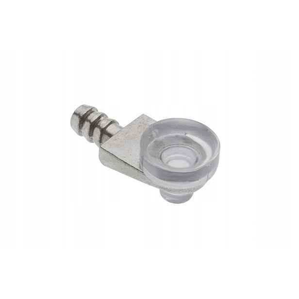 Podpěra Gtv Sekura l-003b pro sklo rovná 0,8 na stisk 1000ks ZnAl chrom