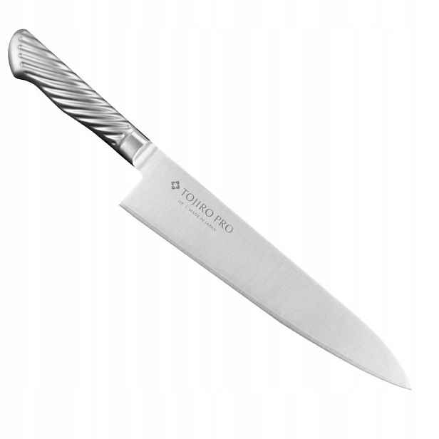 Tojiro Pro Western VG-10 Japonský Nůž pro šéfkuchaře 60 Hrc 24 cm