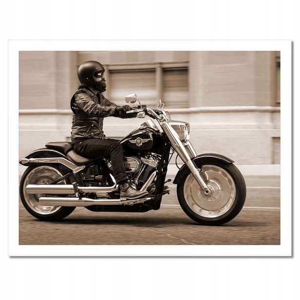 Plakáty v rámu 40x30 Harley Davidson Motocykl