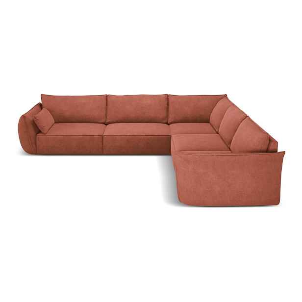 Červená rohová pohovka (variabilní) Vanda – Mazzini Sofas