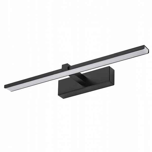 Koupelnové Nástěnné Svítidlo Led Lampa 8W Nad Zrcadlo Obraz Černý Kov IP44